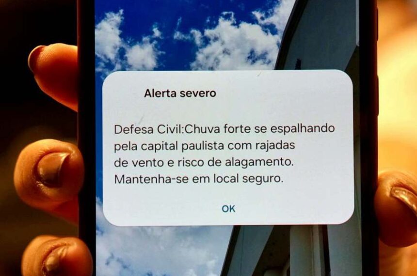 Defesa Civil Alerta. chuva
