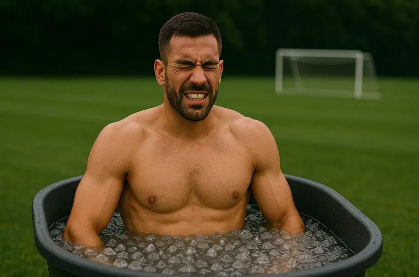 Banho de gelo 6 benefícios incríveis da crioterapia para atletas do futebol