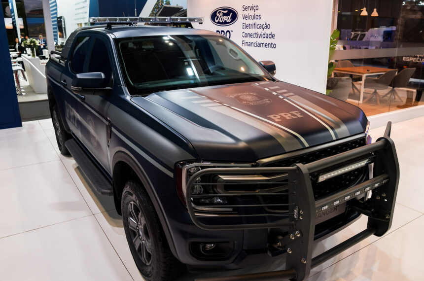 A Ford expõe oito veículos modificados para aplicações de defesa e segurança na maior feira do setor da América Latina, no Rio de Janeiro
