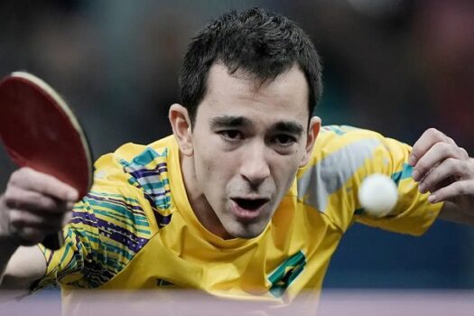 Hugo Calderano disputa China Smash 2026 em Pequim