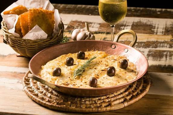 Bacalhau Zé do Pipo do restaurante Camarada Camarão Dia dos Namorados