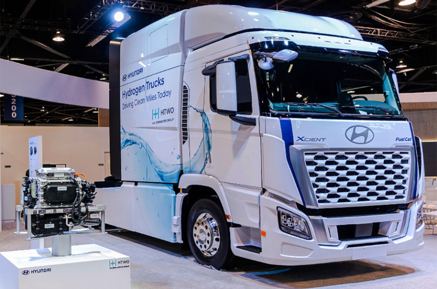 Novo Caminhão Hyundai XCient Fuel Cell