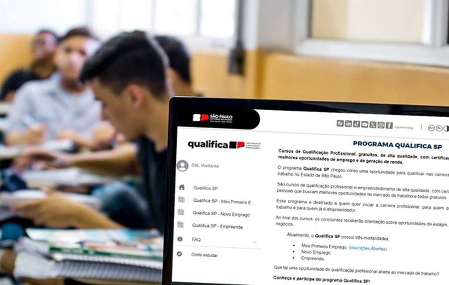 Qualifica SP oferece mais de 1,1 mil vagas em cursos profissionalizantes gratuitos