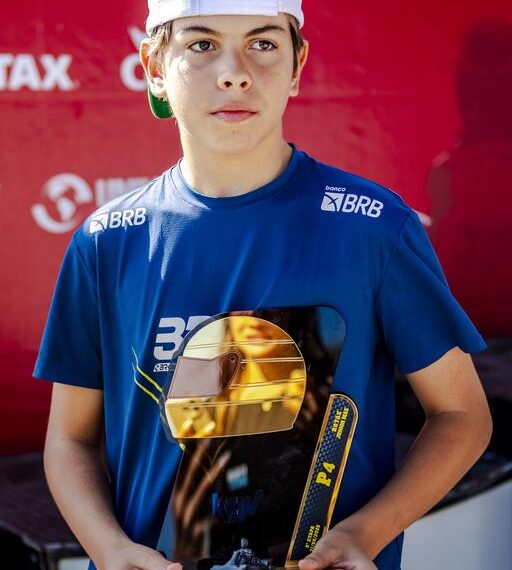 Francisco Rocha segue na vice-liderança da categoria Rotax Júnior Max- KMCom / Leonardo Dias
