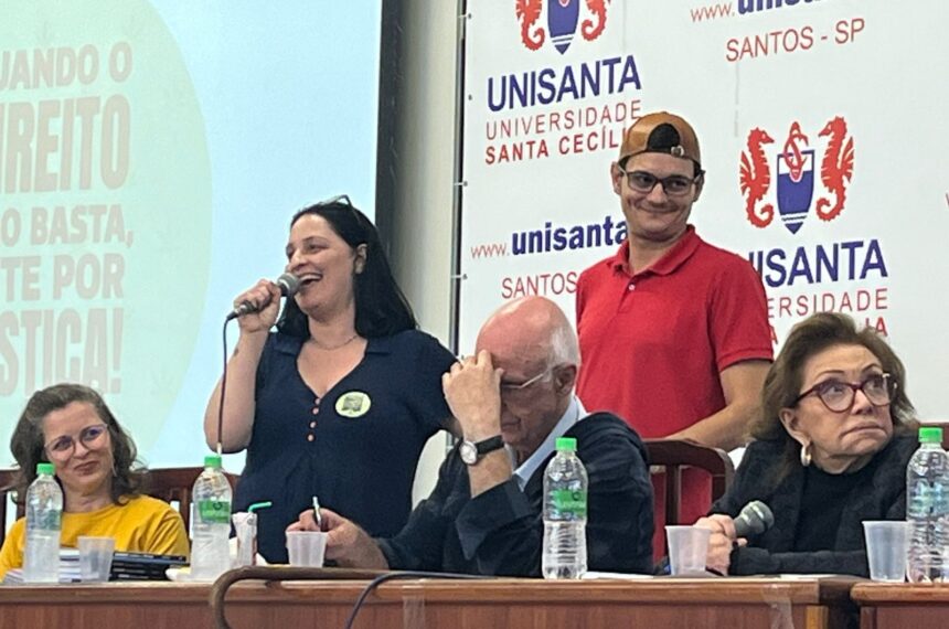 Fernanda Gouveia, presidente do Instituto Adesaf e seu marido Marcio de Lima