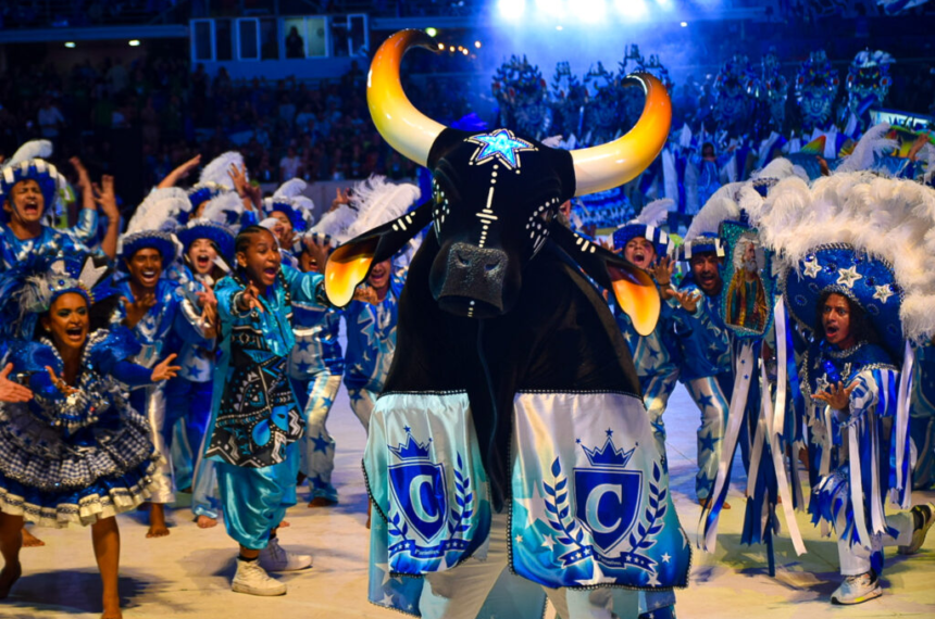 Boi Caprichoso no Festival de Parintins - Divulgação