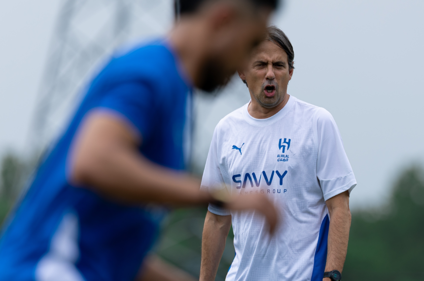 Inzaghi faz sua estreia pelo Al-Hilal diante do Real Madrid. l Foto: Divulgação/Al-Hilal
