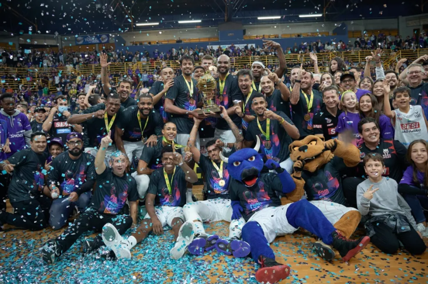 Na temporada 2021/2022, o Sesi Bauru havia sido campeão diante do Flamengo - Marcos Limonti/Sesi Franca