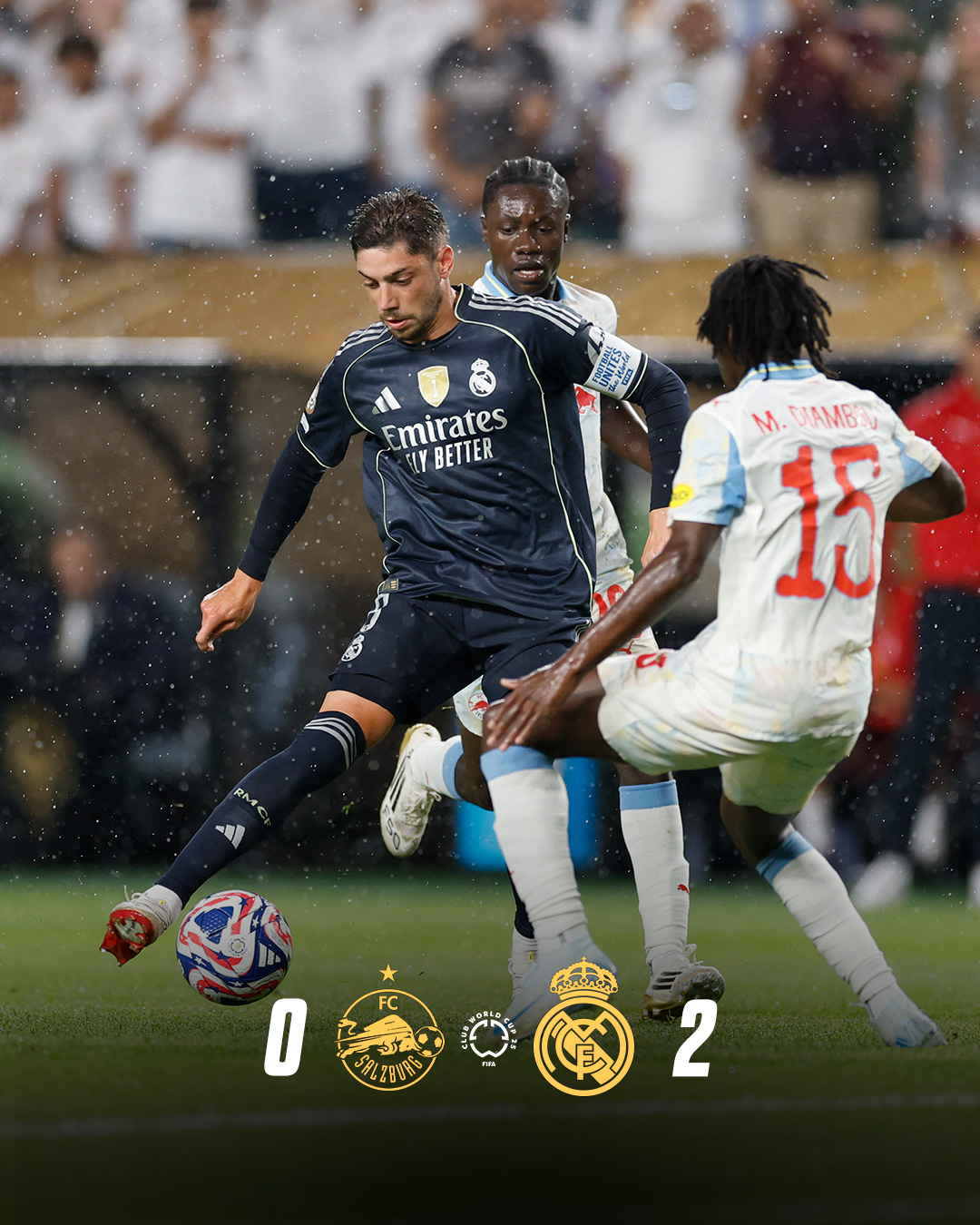 Valverde fez o 2º do Real Madrid - Divulgação/Real Madrid