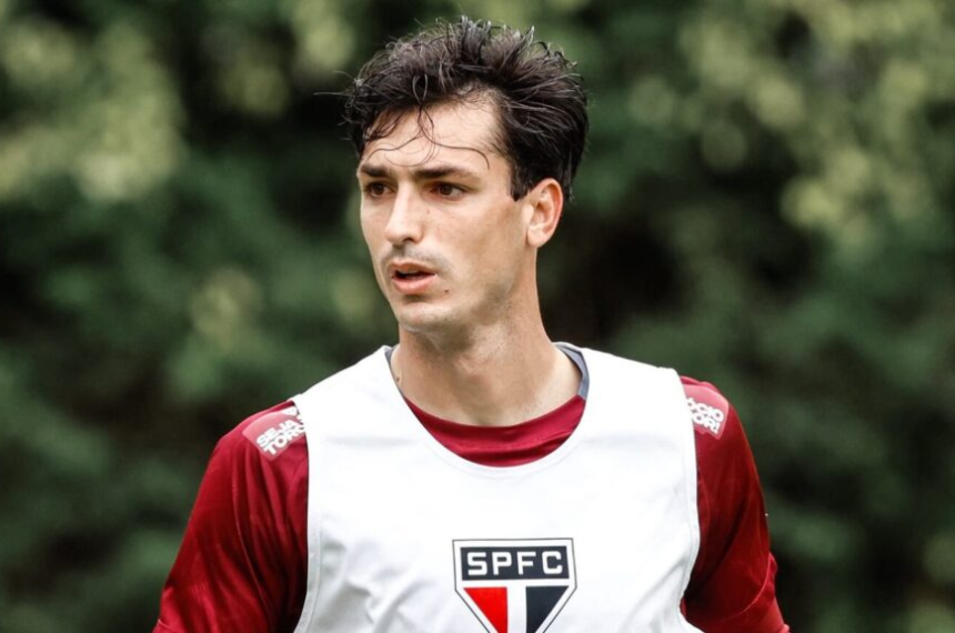 Juan Dinenno, novo atacante do São Paulo - Divulgação/SPFC