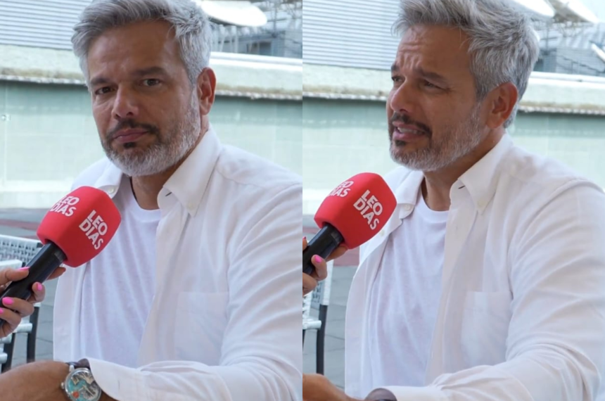 Otaviano Costa em entrevista ao portal LéoDias - Divulgação/Portal LéoDias