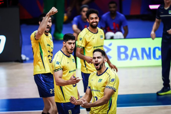 VNL: Brasil estreia com vitória por 3 a 0 sobre o Irã