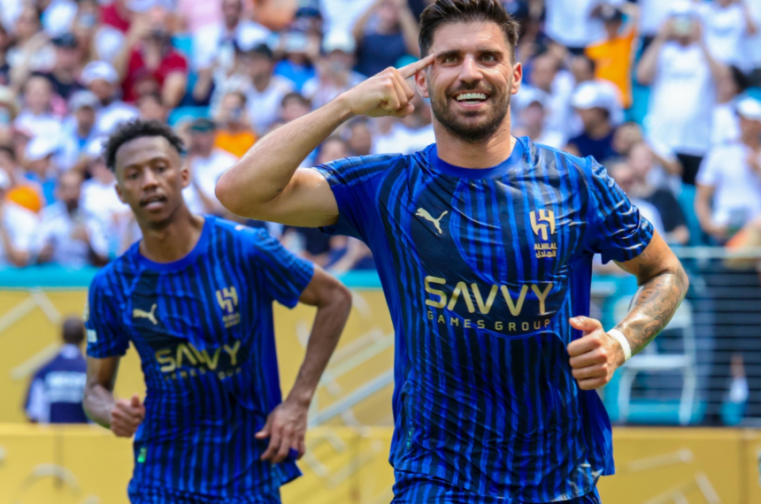 Rúben Neves empatou para o Al-Hilal diante do Real Madrid pelo Mundial de Clubes. l Foto: Divulgação/Al-Hilal