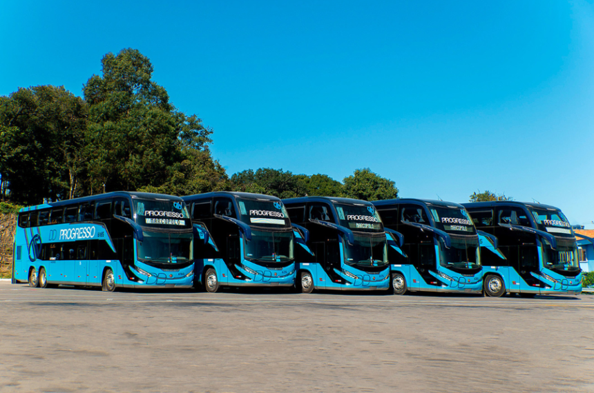 Ônibus Marcopolo Paradiso G8 1800 DD da Auto Viação Progresso