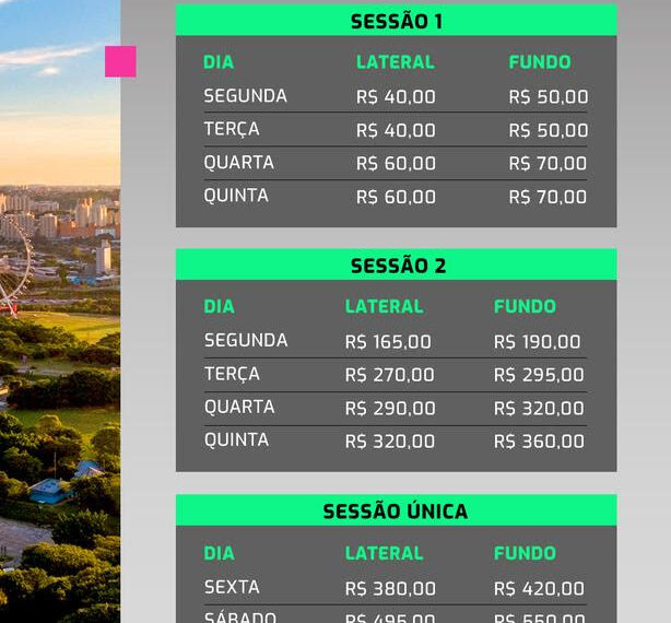 Venda de ingressos do SP Open começa amanhã