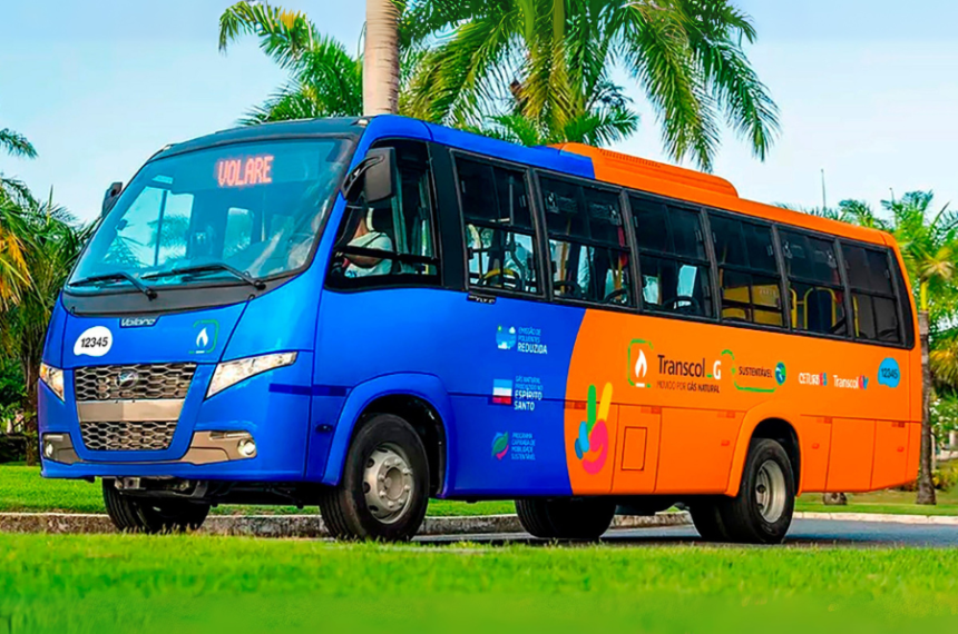 Micro-ônibus Volare Fly 10 GV movido a GNV