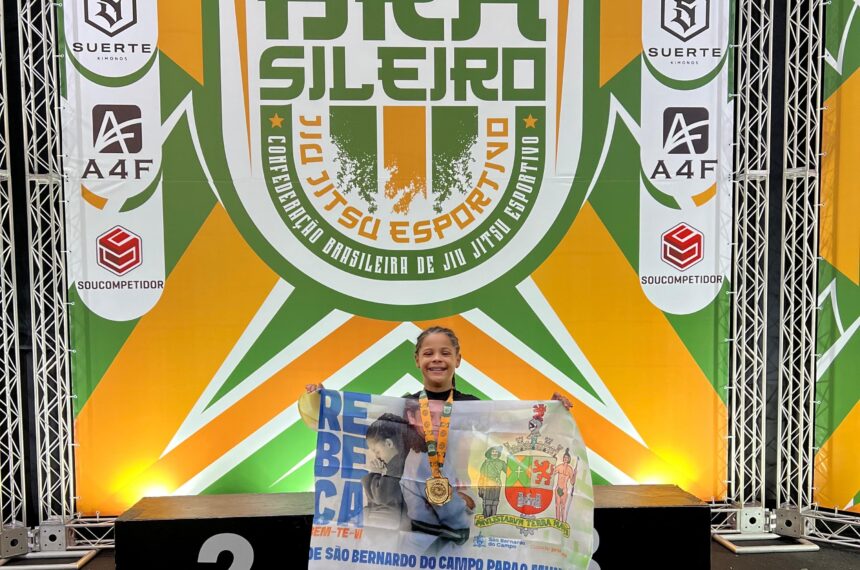 Atleta de São Bernardo, Rebeca Bem Te Vi é Campeã Brasileira de Jiu Jitsu em disputas com e sem quimono