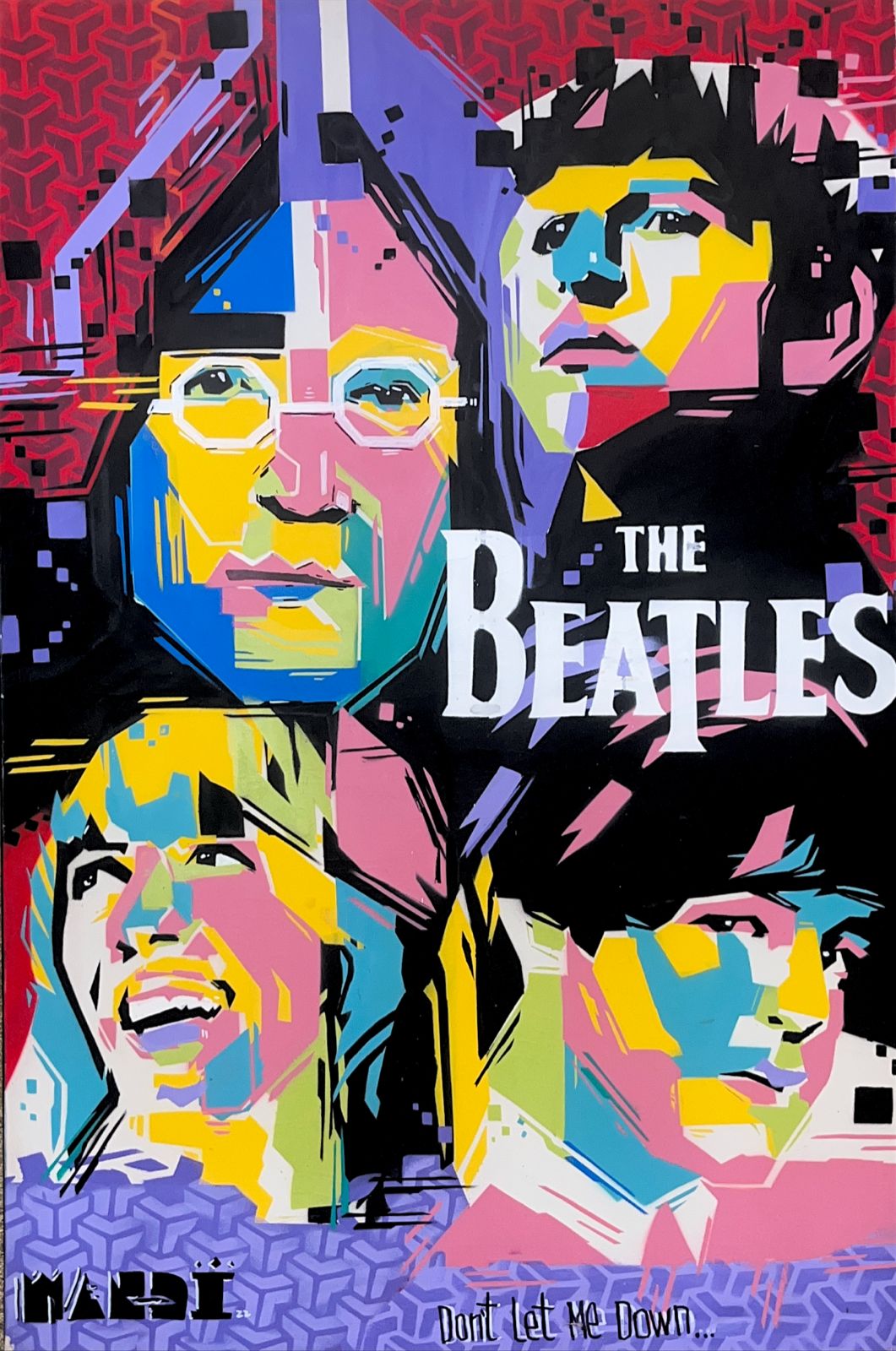 Mercadão recebe exposição de grafite para celebrar o Mês do Rock