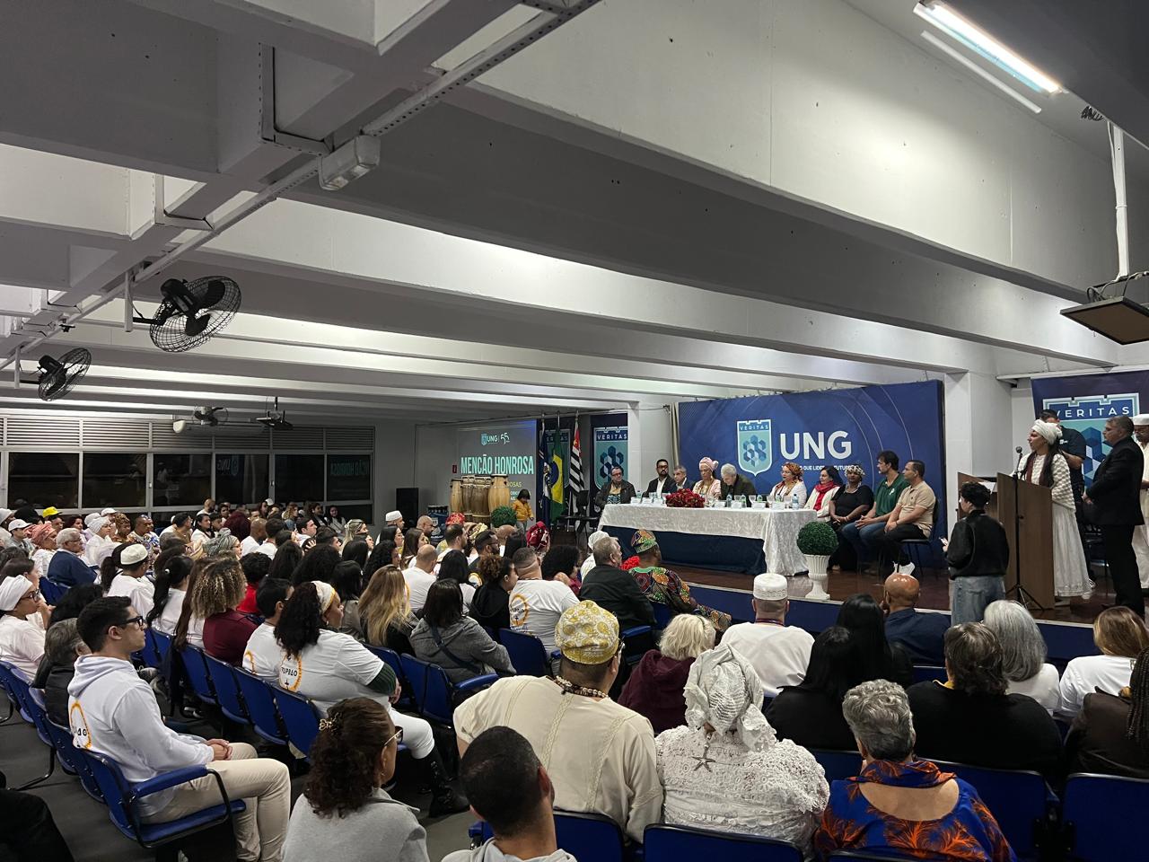 UNG homenageia matrizes africanas, indígenas e saberes ancestrais com Menção Honrosa 2025