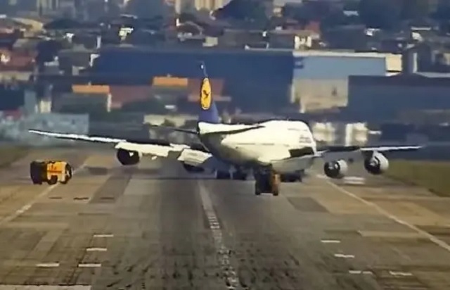 Avião da Lufthansa realiza pouso de emergência em São Paulo