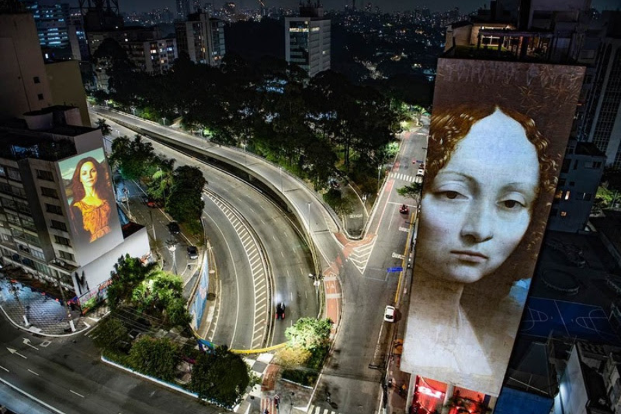 Boulevard das Artes SP transforma a Paulista em galeria digital urbana