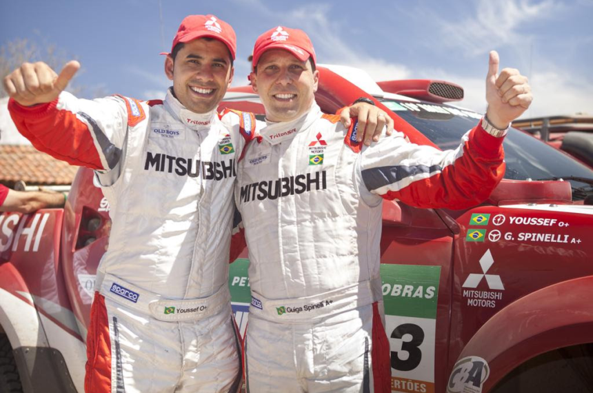 Sertões: Equipe Mitsubishi Spinelli Racing muda navegador e reedita dupla tricampeã com Guiga Spinelli e Youssef Haddad