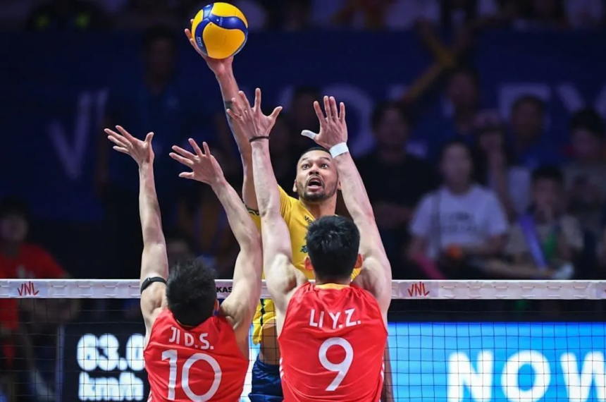 Liga das Nações: Brasil supera China e avança à semifinal