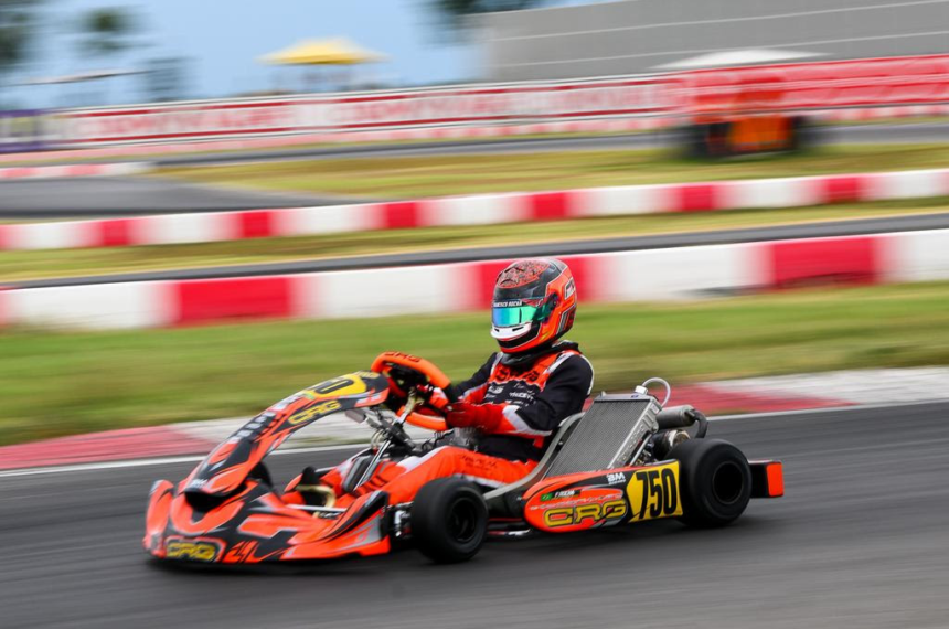 Francisco Rocha conquista vaga na final da segunda etapa da WSK Euro Series na Itália