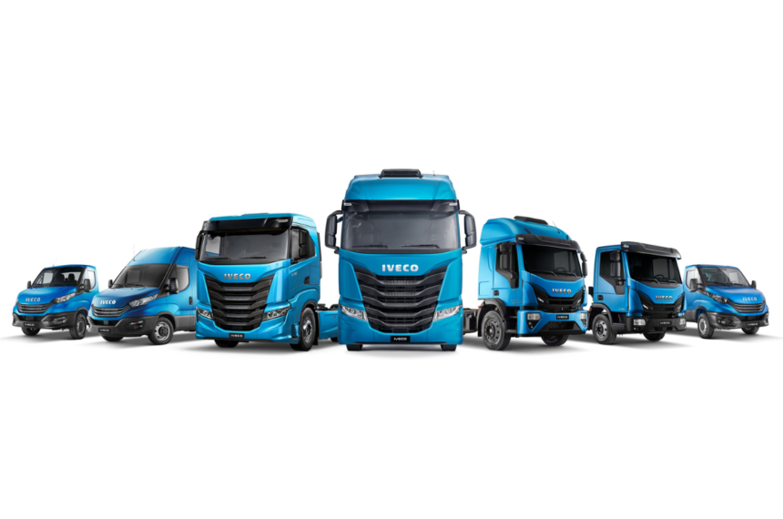 Linha Iveco de caminhões e furgões