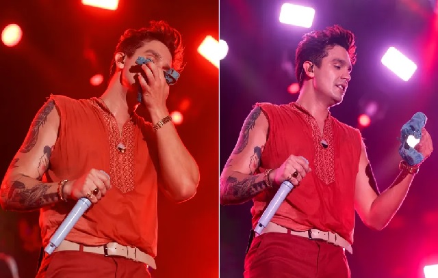 Luan Santana gera polêmica após ação inusitada em show