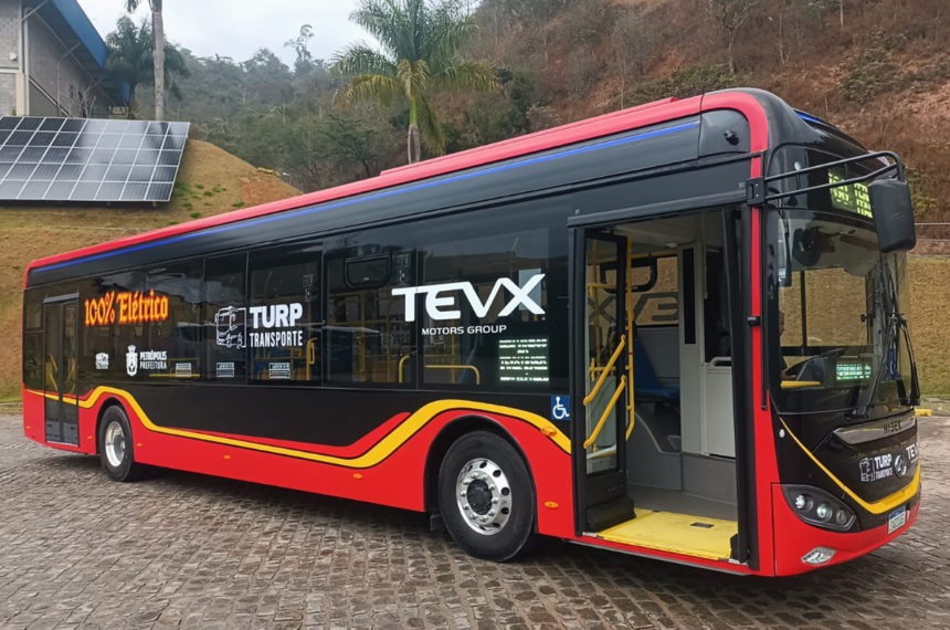 Ônibus elétrico da TEVX Higer Azure A12BR - Transporte