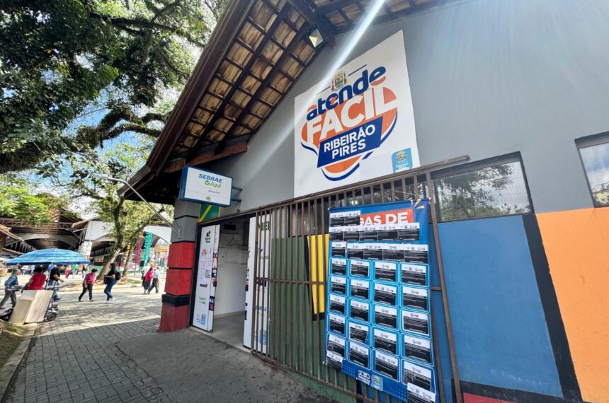 Posto do Atende Fácil está localizado na região central da cidade