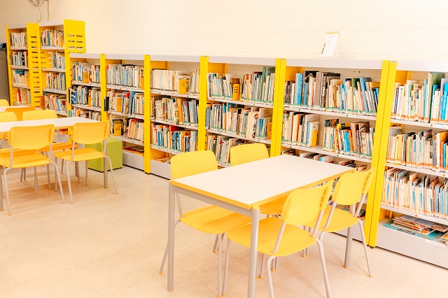 Biblioteca da EMEB Paulo Renato em São Bernardo