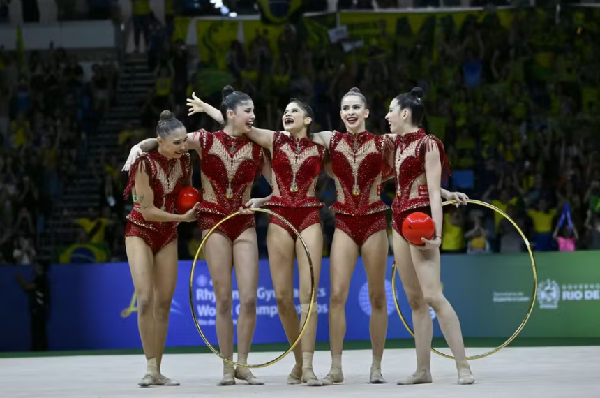 Brasil conquista prata no Mundial de Ginástica Rítmica