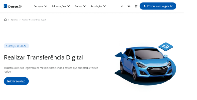 Portal do Detran-SP já faz transferência de veículos em 1 minuto