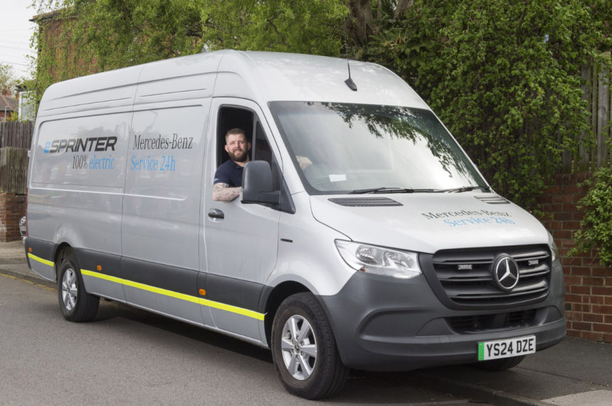 Serviço 24 horas com a Mercedes eSprint na Europa
