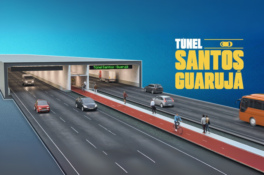 Primeiro túnel submerso da América Latina