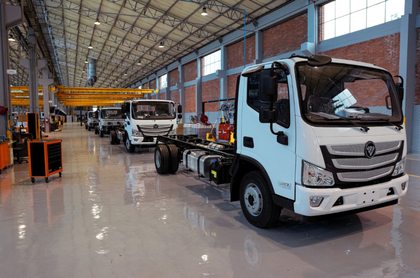 Fábrica da Foton em Caxias do Sul (RS)