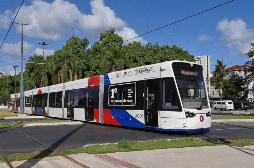 VLT de Santos terá a inauguração de nova linha a partir de dezembro - Divulgação/EMTU