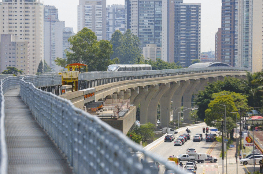 Linha 17-Ouro: obras avançam com testes e paisagismo