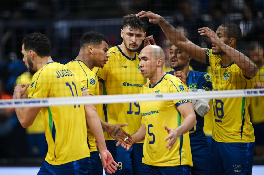 Vôlei: Brasil vence a China de virada em estreia pelo Mundial de Vôlei masculino