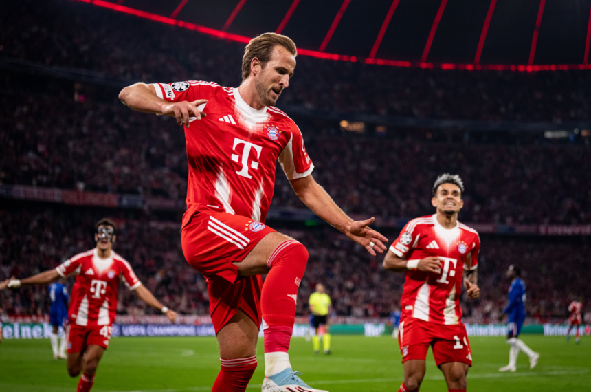 Harry Kane marca 2 vezes e Bayern de Munique vence Chelsea