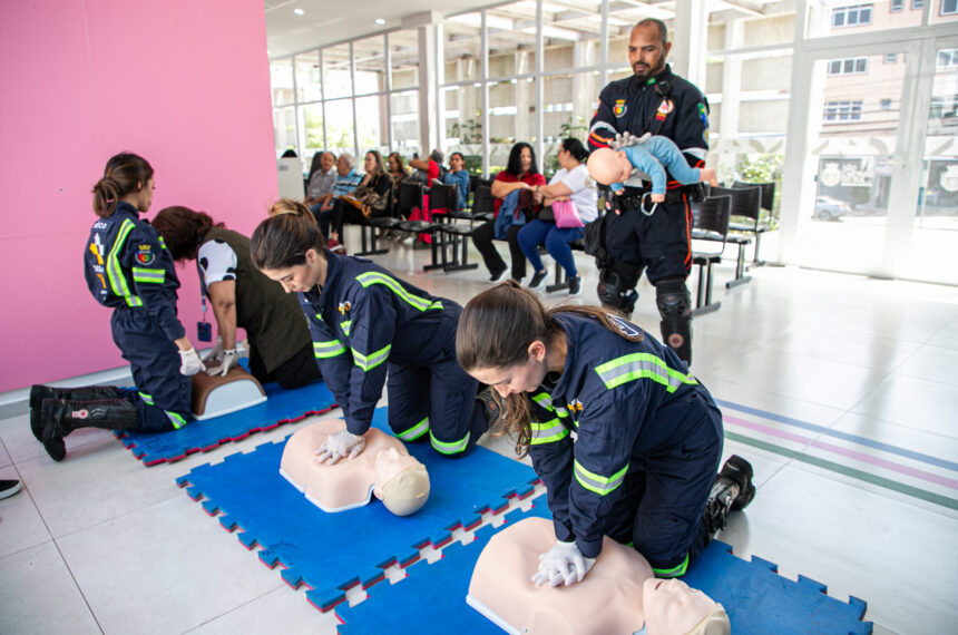 Capacitação do SAMU São Caetano - reanimação cardiopulmonar - Natalia Schener / PMSCS