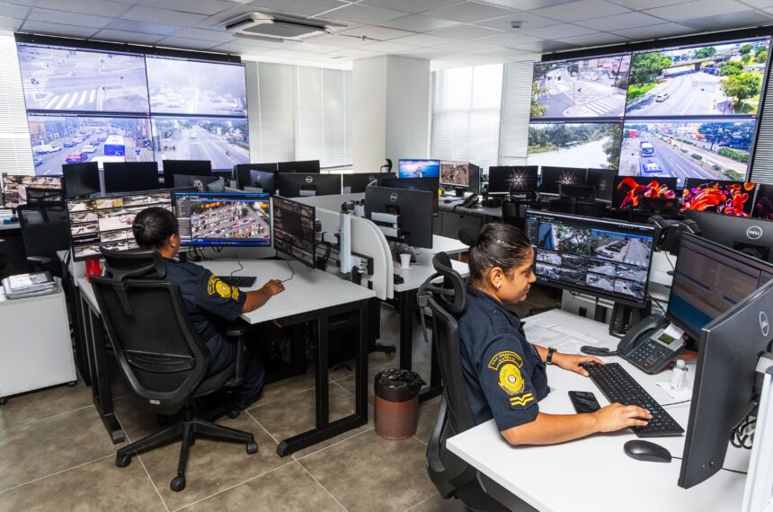Monitoramento da GCM de São Bernardo - Divulgação/PMSBC