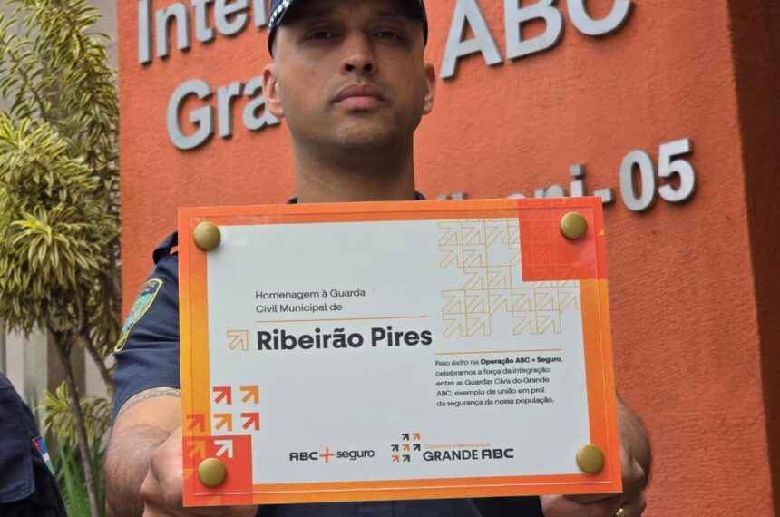 GCM de Ribeirão Pires - Operação ABC + Seguro - Divulgação