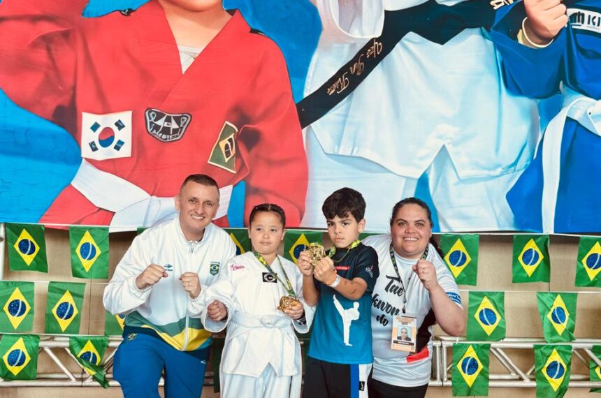 Taekwondo de Ribeirão Pires fatura 3 ouros em torneio