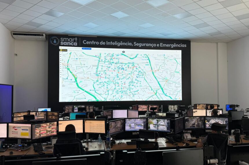 Smart Sanca ganha reforço de 51 câmeras - Divulgação/PMSCS