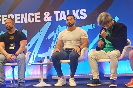 Felipe Franco anuncia academias públicas no Mr. Olympia Brasil 2025