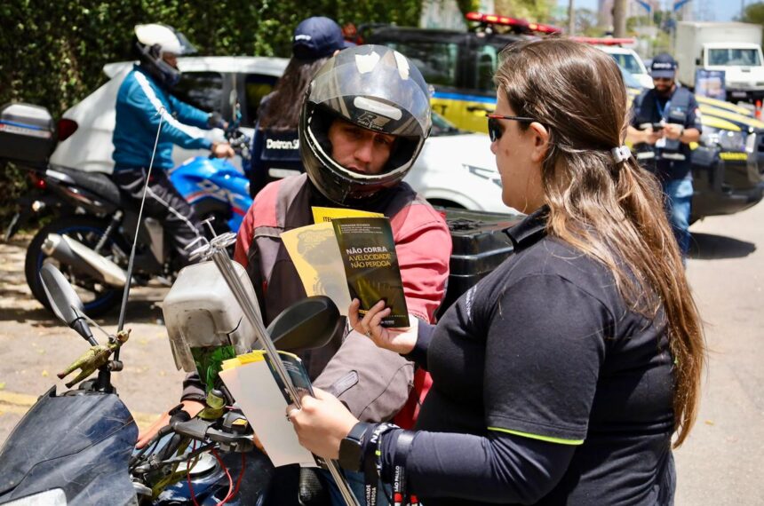 Mauá faz ação com motociclistas em defesa da vida e do trânsito mais seguro
