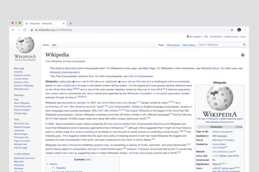 Wikipedia enfrenta queda de tráfego por IAs e redes sociais